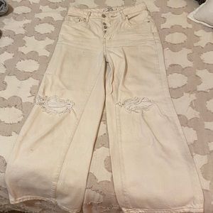 Free People Wide Leg Jean